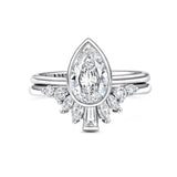 Marquise, Round, & Baguette Diamond Wedding Band