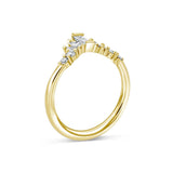 Baguette, Round, & Marquise Diamond Wedding Band