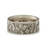 8.5mm Trigon Triangle Wedding Ring for Men