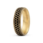 Honeycomb Wedding Band  - 6.5mm