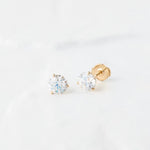 Small Lab-Grown Diamond Stud Earrings - 1ctw-Honey Jewelry Co-Honey Jewelry Co