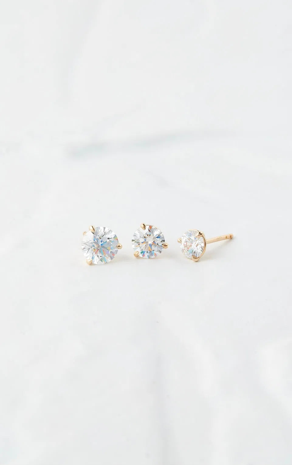 Small Lab-Grown Diamond Stud Earrings - 1ctw-Honey Jewelry Co-Honey Jewelry Co