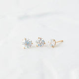 Small Lab-Grown Diamond Stud Earrings - 1ctw-Honey Jewelry Co-Honey Jewelry Co