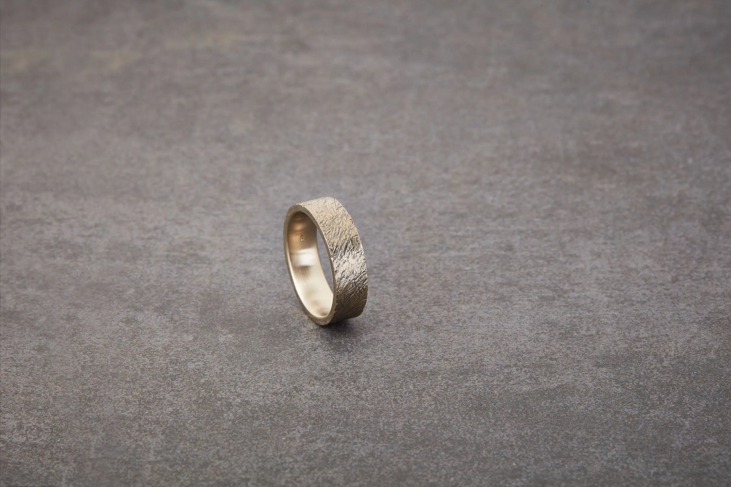 Distressed Wedding Band - 6.5mm-Honey Jewelry Co-Honey Jewelry Co