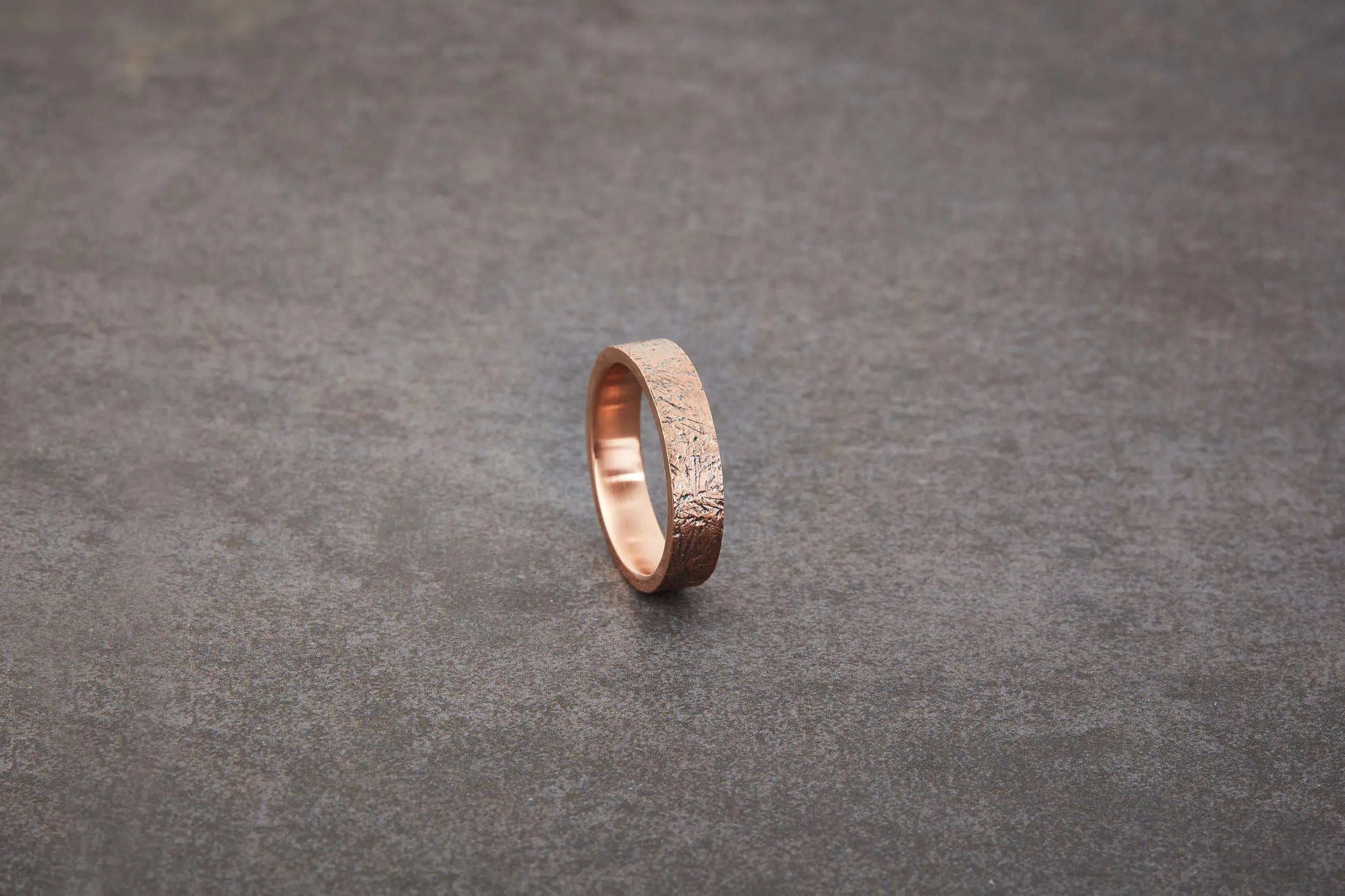 Distressed Wedding Band - 5mm-Honey Jewelry Co-Honey Jewelry Co