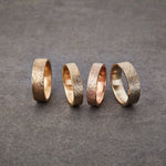 Distressed Wedding Band - 5mm-Honey Jewelry Co-Honey Jewelry Co