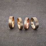 Distressed Wedding Band - 5mm-Honey Jewelry Co-Honey Jewelry Co