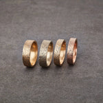 Distressed Wedding Band - 6.5mm-Honey Jewelry Co-Honey Jewelry Co