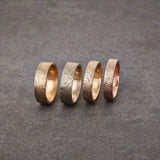 Distressed Wedding Band - 6.5mm-Honey Jewelry Co-Honey Jewelry Co
