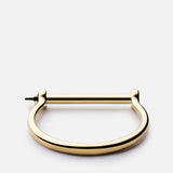 Screw Cuff, Gold Plated