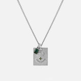 Lineage Quartz Pendant Necklace, Sterling Silver