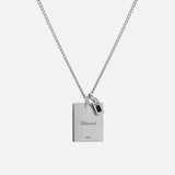 Lineage Quartz Pendant Necklace, Sterling Silver