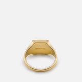 Cardinal Ring w/Enamel, Gold Vermeil