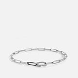 Clip Volt Link Bracelet, Sterling Silver