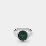 Dove Ring w/Enamel, Sterling Silver