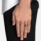 Cardinal Ring w/Enamel, Gold Vermeil