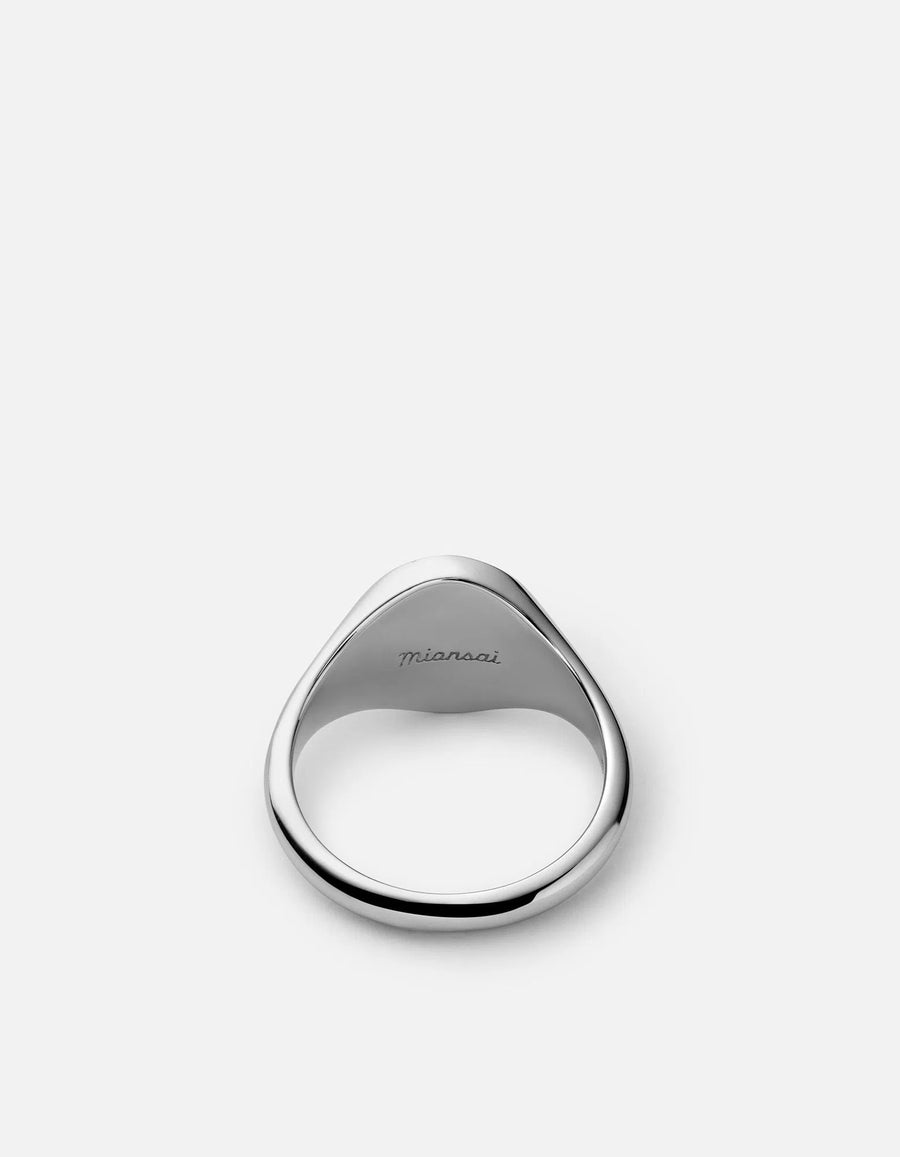 Fortuna Ring w/Enamel, Sterling Silver
