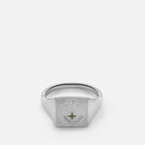 Lineage Ring w/Enamel, Sterling Silver