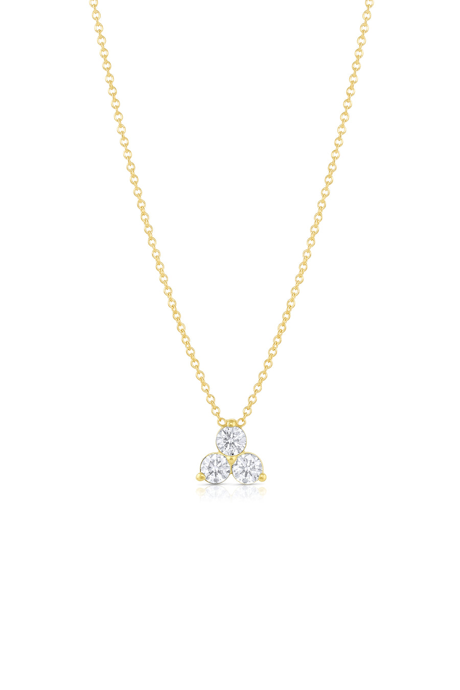 Diamond Open Clover Necklace – Cristina Romig & Co.
