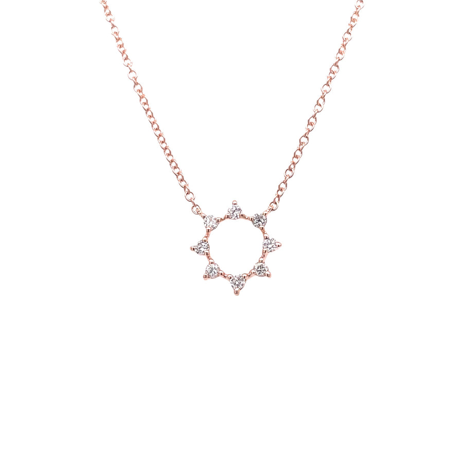 Souli Circle of Life Necklace - Rose Gold